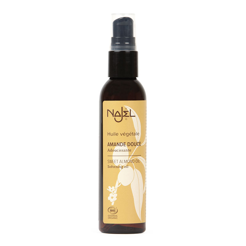 NAJEL COSMOS ORGANIC SWEET ALMOND OIL certified by ECOCERT GREENLIFE