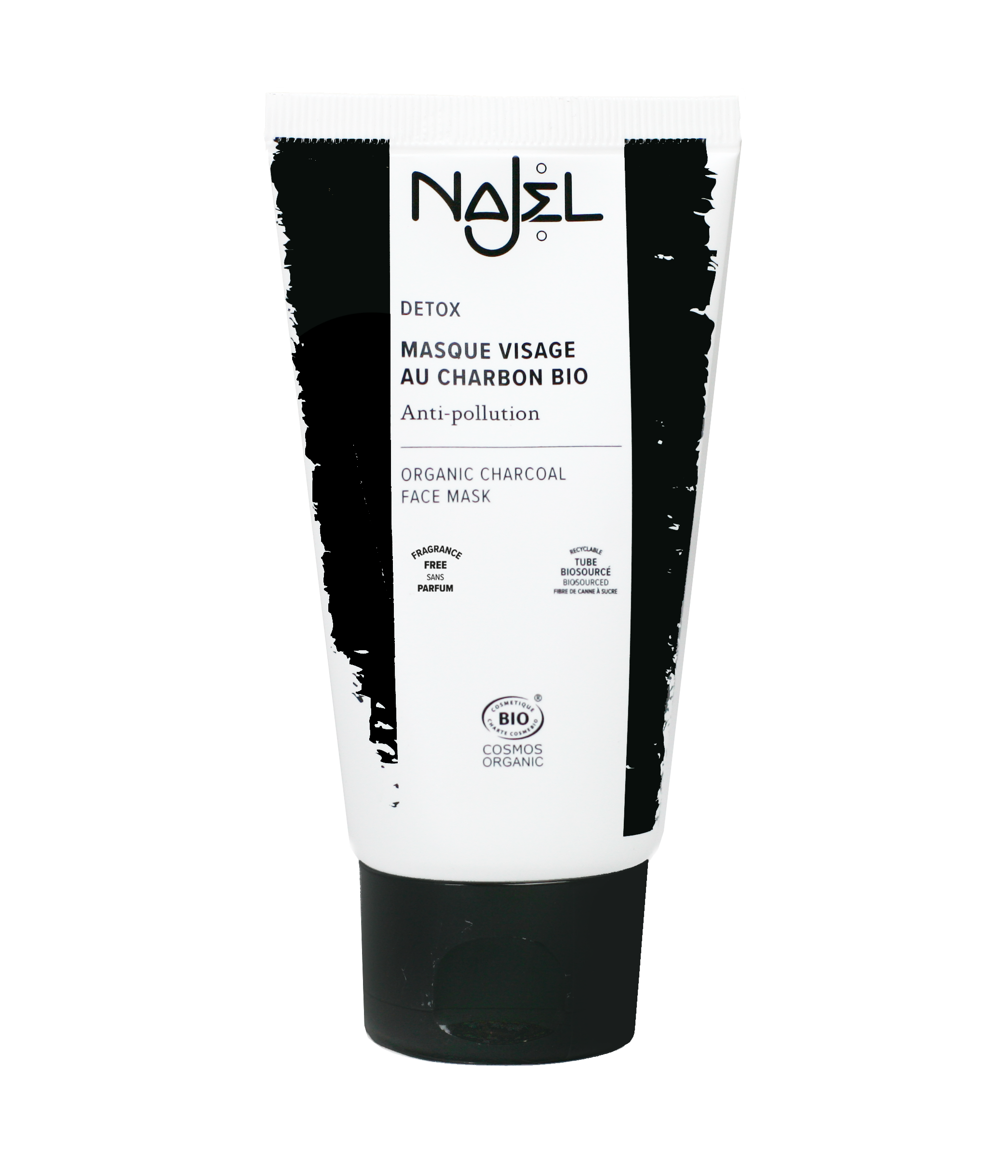 NAJEL FACE MASK WITH ORGANIC CHARCOAL