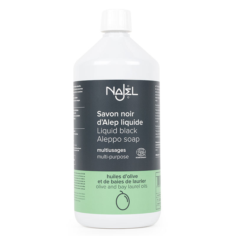 NAJEL NATURAL DETERGENT certified multipurpose BLACK ALEPPO SOAP