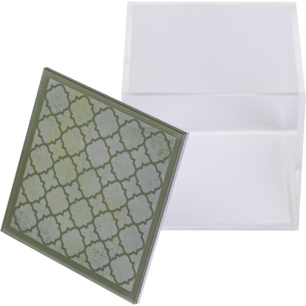 Arabesque Acrylic Box (Sugar Box)