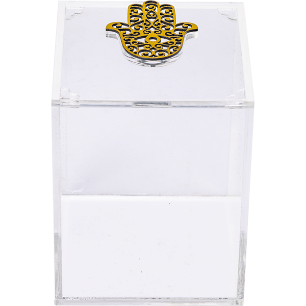 Gold Hand Acrylic Box (Medium)