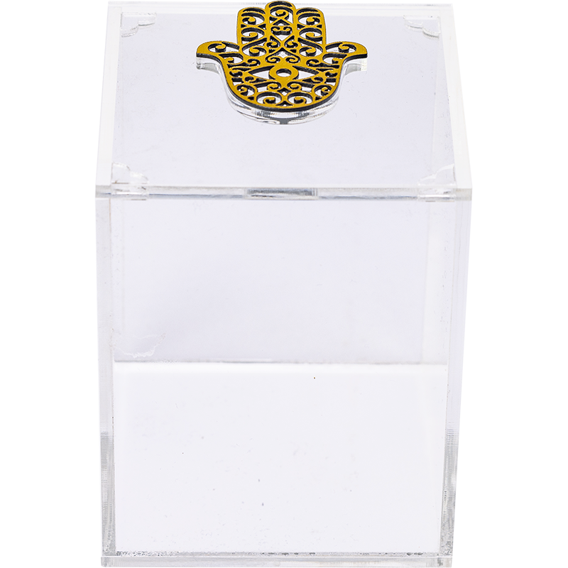 Gold Hand Acrylic Box (Small)