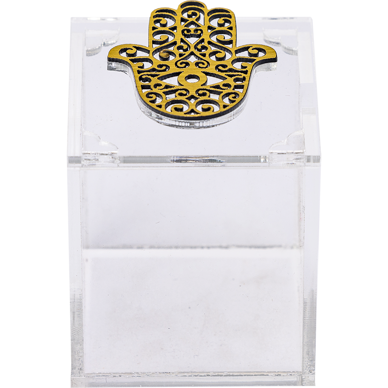 Gold Hand Acrylic Box(Sugar Box)