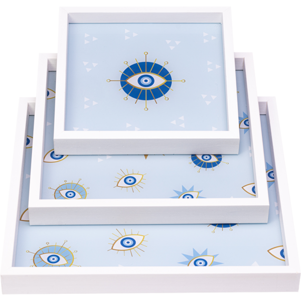 Square Evil Eye Tray (Large)