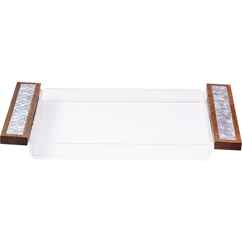 Mother of Pearl Tray Set 2, Tissue box ,and tea box
