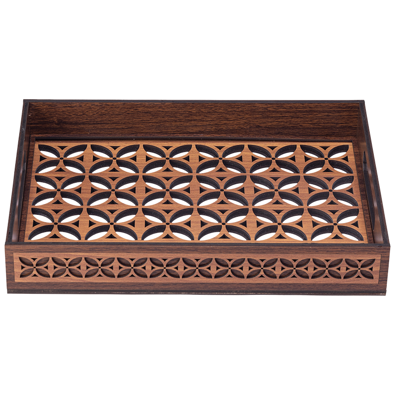 hand made oak wood tray