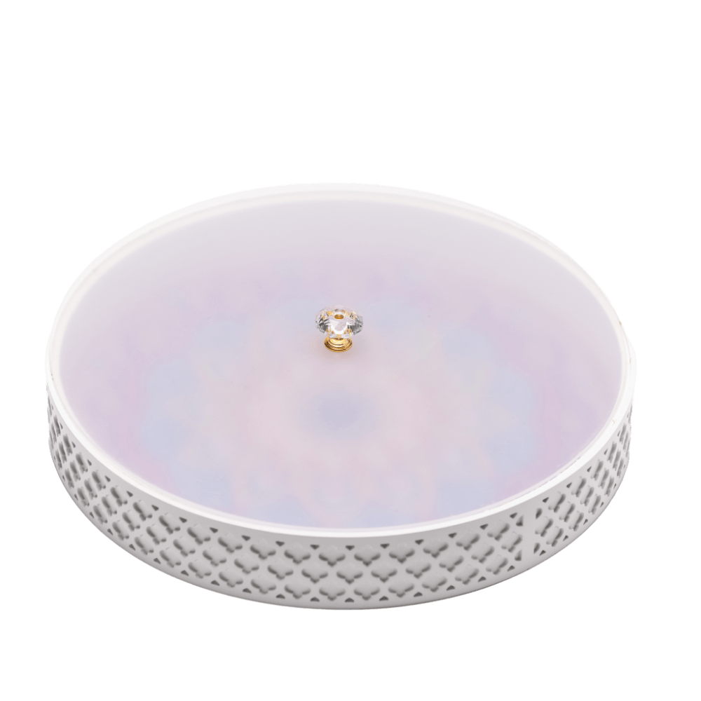 White Mandala Decorative Tray - Image 8